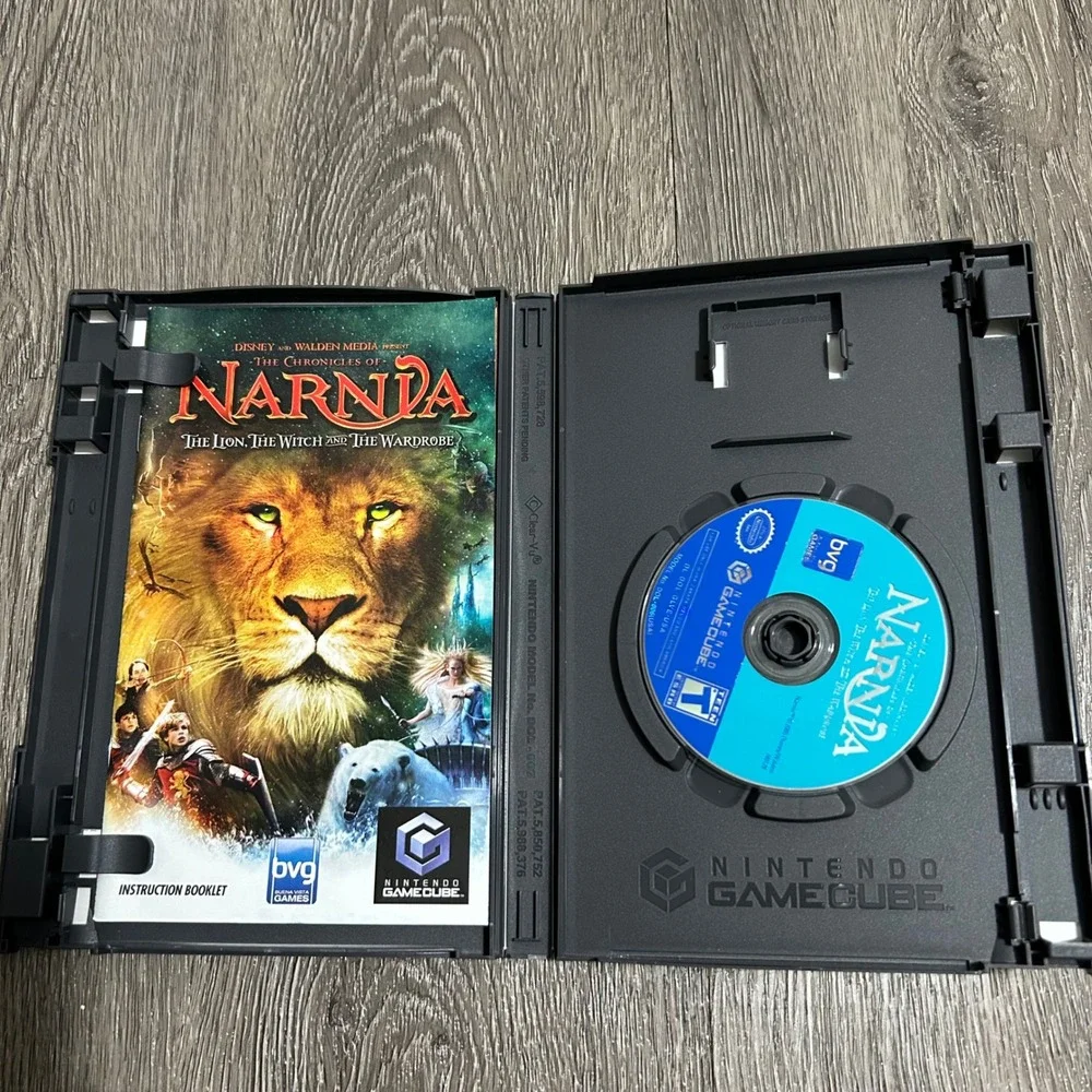 Nintendo GameCube‎ Video Game Narnia Lion Witch Wardrobe CIB Action Adventure